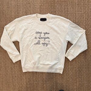 Taylor Swift, Tortured Poets Department inspired custom sweatshirt. Size Small.